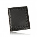 Bottega Veneta Intrecciato Leather Wallet Black MG03321