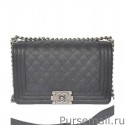 Chanel Leather Shoulde A67086 Black MG03225