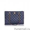 Chanel Shopping Tote Bag Blue MG03703
