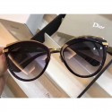 Cheap Knockoff Dior Offset 2 Square Sunglasses Black /Gold Frame Lens Gray MG04268