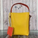 Copy Celine Multicolor Twisted Cabas Small Bag Yellow MG00088