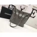 Fake 1:1 Chanel Shopping Tote Bag Gray MG01467