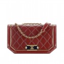 Fake Chanel CC Clasp Flap Bag A91836 Mauve MG03490