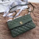 Fake Chanel Coco Vintage Flap Bag A57028 Green MG04429