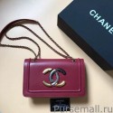 Fashion Chanel Velvet CC Flap Bag A93484 Red MG02678