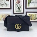 Gucci GG Marmont Leather Shoulder Bags 401173 Navy blue MG01235