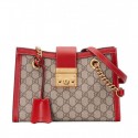 Gucci Padlock Supreme shoulder bag 498156 Red MG04256