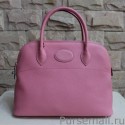 Hermes Bolide 31 35 Bag In Pink Clemence Leather MG01706