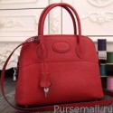 Hermes Bolide Tote Bag In Red Leather MG00170