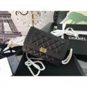 Replica Chanel Le boy Woc Bag On Chain A33814 Black MG01099
