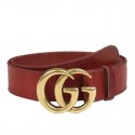 Replica Gucci Leather Belts With Double G Buckle 409416 CVE0T 6438 MG03092