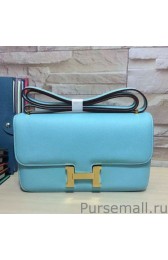 Best 1:1 Hermes Constance Elan Bag In Light Blue Epsom Leather MG00134