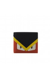 Best Quality Fendi Bag Bugs Leather Bifold Wallet Red MG00132