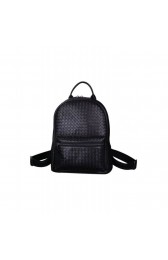 Bottega Veneta Sullivan Woven Leather Backpack Black MG00837