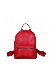 Bottega Veneta Sullivan Woven Leather Backpack Red MG02803