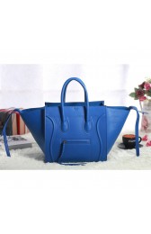 Celine Medium Phantom Bag In Blue Calfskin MG01845