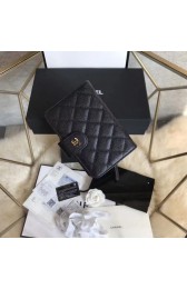 Chanel Clutch Wallet Cowhide leather Black MG04165