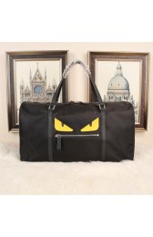 Cheap Fendi Bag Bugs Travelling Bag Nylon Fabric FD992122 Black MG01787
