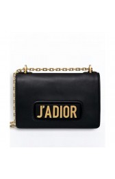 Cheap Imitation Dior J'ADIOR Flap Bag With Chain In Calfskin M9000 Black MG00636