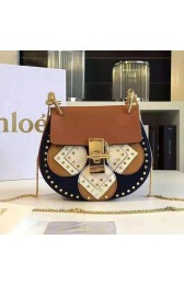 Chloe Drew Mini Leather and Suede Shoulder Bag 290950 MG02639