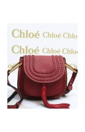 Chloe Hudson small leather satchel Henna MG02138