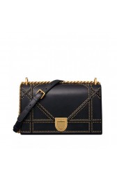 Christian Dior Diorama Flap Bag M0422 Black MG02648