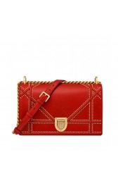 Christian Dior Diorama Flap Bag M0422 Red MG03783
