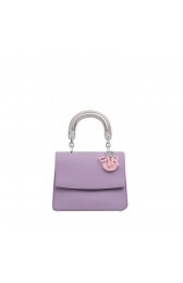 Dior Be Dior Small Handbag In Glossy Calfskin Purple MG02056