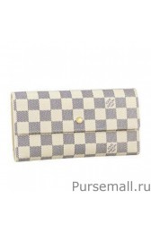 Fake Louis Vuitton International Wallet Damier Azur Canvas Canvas N61732 MG03842