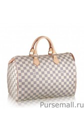 Fake Louis Vuitton Speedy 35 Damier Azur Canvas bags N41535 MG03289