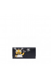 Fake Replica Prada Robot Leather Wallet 1TL290 Yellow MG00713