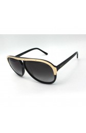 Fashion Replica Gucci GG5904 Aviator Gold Black Frame Sunglasses MG02935