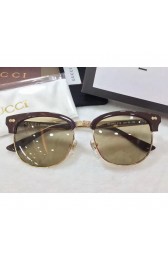 Gucci GG2688 Rectangular Sunglass brown MG00411