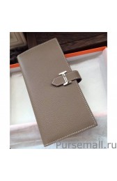 Hermes Bearn Wallet In Etain Epsom Leather MG01869