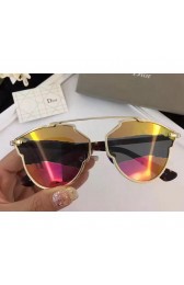 Replica Dior So Real Sunglasses Lens Gold / Gray Mirror MG02456
