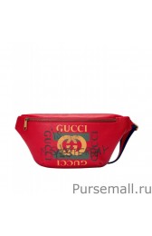 Best Quality Imitation Gucci Coco Capitan logo belt bag 493869 Red MG03924