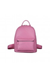Bottega Veneta Sullivan Woven Leather Backpack Pink MG01725