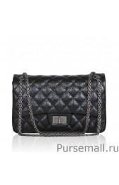 Chanel 2.55 Flap Bag A37587 Y04634 Black MG04514