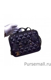 Chanel Beige Vanity Case Bag A93343 Y60542 Black MG01584