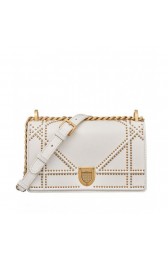 Christian Dior Diorama Flap Bag M0422 Cream MG01777