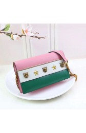 Copy Gucci Leather Pouch 421843 MG01413