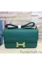 Copy Hermes Constance Elan Bag In Malachite Epsom Leather MG01904
