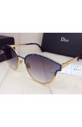 Dior Symmetric Sunglasses Gold Temples Lens Brown MG01843