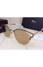 Dior Symmetric Sunglasses Gold Temples Lens Gold MG02382