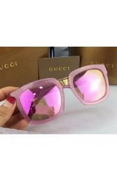 Fake Gucci GG5658 sunglasses Rectangular Mirrored Red MG04324