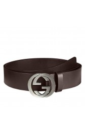 Gucci Leather Belts With Interlocking G Buckle 368186 BGH0N 2140 Belts MG02159