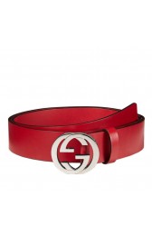 Gucci Leather Belts With Interlocking G Buckle 368186 BGH0N 6420 MG03556