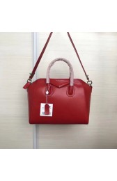Imitation Givenchy Antigona Tote Bag leather Red MG01160