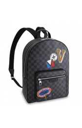 Imitation High Quality Louis Vuitton League Josh Backpack Damier Graphite N64424 MG04104