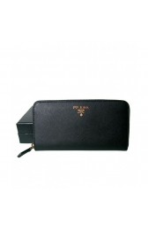 Prada Zippy Wallet 1ML506 Black MG01396